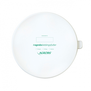 Agrobs Deckel Futterschüssel und Futtereimer