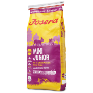 MiniJunior 10kg **wird zu Mini Junior Duck & Salmon**