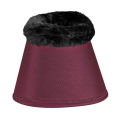 Hufglocke Comfort Fur, burgunderrot/schwarz, M